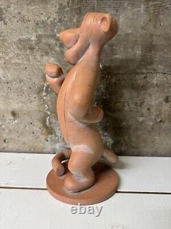 Disney Shopping Winnie the Pooh TIGGER 15 Garden Statue Terra Cotta Tone Yard