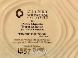 Disney Showcase Collection Winnie The Pooh Teapot England Cardew Rare Htf