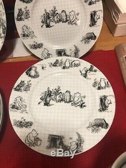 Disney Sketchbook Winnie The Pooh 12 piece set Dinner, Salad Plates & Mugs