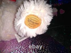 Disney Store Authentic Original Fuzzy Winnie The Pooh Cream Color 14 Plush