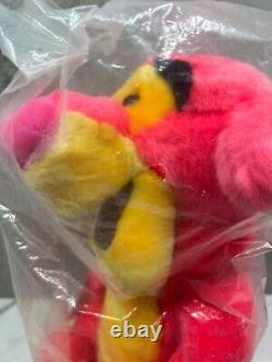 Disney Store HOT PINK Ice Cream Tigger 14 Plush Winnie the Pooh