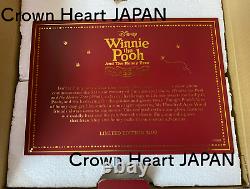 Disney Store JP Winnie Pooh Honey Tree 55th Hourglass Snow Globe LE3400 In Hand