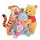 Disney Store Japan Winnie The Pooh Plush Doll Happy Hug Pooh & Friends Eeyore
