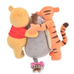 Disney Store Japan Winnie the Pooh Plush Doll Happy Hug Pooh & Friends Eeyore