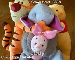 Disney Store Japan Winnie the Pooh Plush Doll Happy Hug Pooh & Friends Eeyore