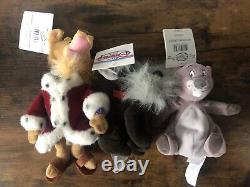 Disney Store Mini Bean Bag Plush Winnie the Pooh Bugs Life Lot Of 15 Some NWT