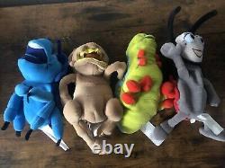 Disney Store Mini Bean Bag Plush Winnie the Pooh Bugs Life Lot Of 15 Some NWT