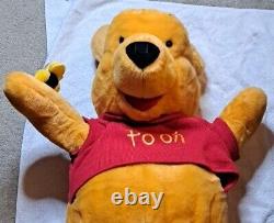 Disney Store Winnie The Pooh 36 Jumbo GIANT Plush Stuffed Bear Bee Nose