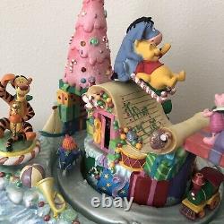 Disney Store Winnie The Pooh Music Box Christmas Wish List Musical Piglet