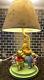 Disney Store Winnie The Pooh Eeyore Piglet Tigger Figurine Nightstand Table Lamp