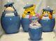 Disney Store Winnie The Pooh Peek A Boo Blue Canister Set New In Box