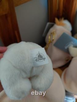 Disney Store Winnie the Pooh Plush Keychain Set Winter 2023