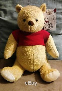 Disney Store jointed Winnie the Pooh from Film Christopher Robin 17 Plush NWT
