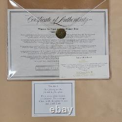 Disney Studios Winnie the Pooh Silly Old Bear Sericel Limited Edition + COA 1997