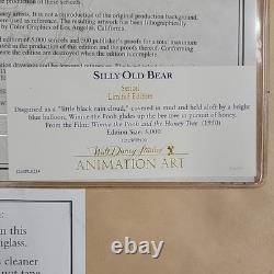 Disney Studios Winnie the Pooh Silly Old Bear Sericel Limited Edition + COA 1997