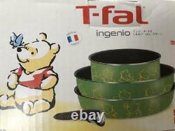 Disney T-Fal Tifar Ingenio Winnie The Pooh Green 6 Set IH not possible France