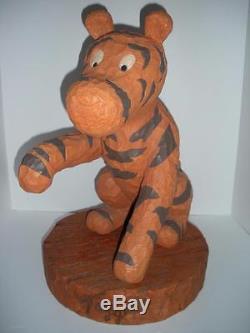 Disney TIGGER Winnie the Pooh BIG FIG with Base Large Huge Statue Figure 75th RARE