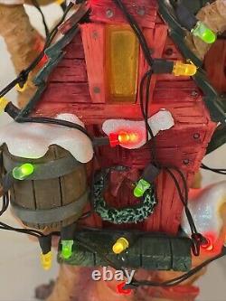 Disney Tigger Christmas Light Up Tree House- Winnie The Pooh Vintage Rare