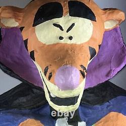 Disney Tigger Paper Mache Candy Holder Winnie The Pooh Vampire