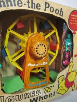 Disney WINNIE THE POOH 1964 Chein ferris wheel toy playset windup MIB unused OSS