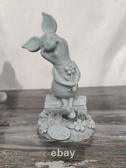 Disney White Swan Winnie the Pooh, Tigger & Piglet Resin Garden Statues Figures