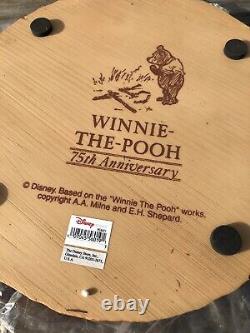 Disney Winnie The Pooh 75th Anniversary Tigger Big Fig Statue Faux Wood New
