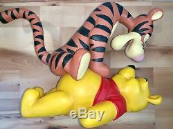 Disney Winnie The Pooh And Tigger Big Fig Figure Statue (see Description)