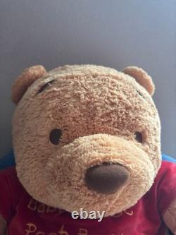 Disney Winnie The Pooh Baby's First Pooh Bear JUMBO Plush Teddy Bear RARE loves