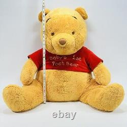 Disney Winnie The Pooh Baby's First Poor Bear Huge Plush Teddy Bear RARE