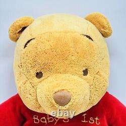 Disney Winnie The Pooh Baby's First Poor Bear Huge Plush Teddy Bear RARE