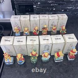 Disney Winnie The Pooh Calendar Collection Trinket Boxes