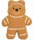 Disney Winnie The Pooh Christmas Gingerbread Sherpa Plush Pillow 2025