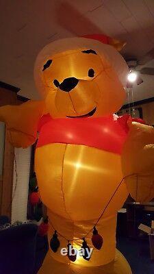 Disney Winnie The Pooh Christmas Inflatable Airblown Gemmy 8' Disney Catalog