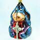 Disney Winnie The Pooh Christopher Radko Eeyore Christmas Ornament With Stand New