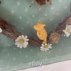 Disney Winnie The Pooh Classic Pooh Heart Flower Small Wreath Set