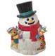Disney Winnie The Pooh Cookie Jar Tigger Piglet Snowman Disneylnd Large Ceramic
