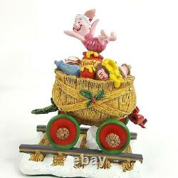 Disney Winnie The Pooh & Friends Christmas Holiday Train 6pc Set Danbury Mint