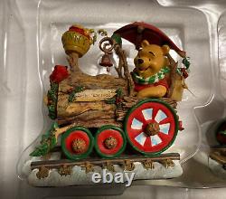 Disney Winnie The Pooh & Friends Christmas Holiday Train Set Danbury Mint