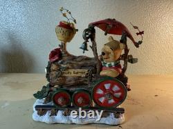 Disney Winnie The Pooh & Friends Christmas Holiday Train Set Danbury Mint