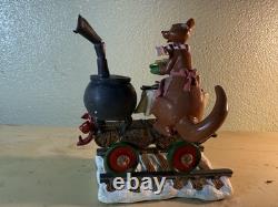 Disney Winnie The Pooh & Friends Christmas Holiday Train Set Danbury Mint