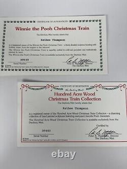 Disney Winnie The Pooh & Friends Christmas Holiday Train Set Danbury Mint