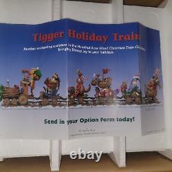 Disney Winnie The Pooh & Friends Christmas Holiday Train Set Danbury Mint New