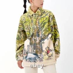 Disney Winnie The Pooh & Friends Classic Pooh Fleece Jacket Size M Japan New
