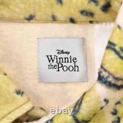 Disney Winnie The Pooh & Friends Classic Pooh Fleece Jacket Size M Japan New