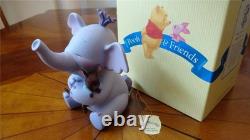 Disney Winnie The Pooh & Friends HEFFALUMP & ROO Hugging Porcelain Statue Figure