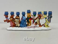 Disney Winnie The Pooh & Friends Menorah Hanukkah Candle Holder Tigger Eeyore