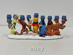 Disney Winnie The Pooh & Friends Menorah Hanukkah Candle Holder Tigger Eeyore