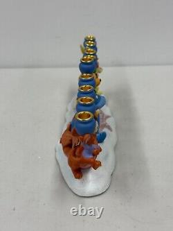 Disney Winnie The Pooh & Friends Menorah Hanukkah Candle Holder Tigger Eeyore