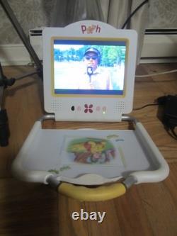 Disney Winnie The Pooh Hannspree 9.6 LCD Tv 2005 Original Box Paperwork Remote