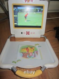 Disney Winnie The Pooh Hannspree 9.6 LCD Tv 2005 Original Box Paperwork Remote
